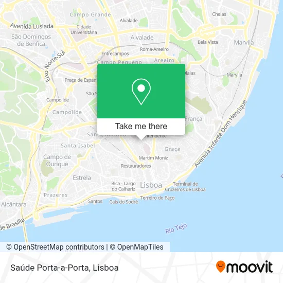 Saúde Porta-a-Porta map