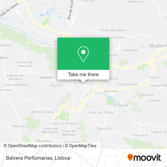 Balvera Perfumarias map