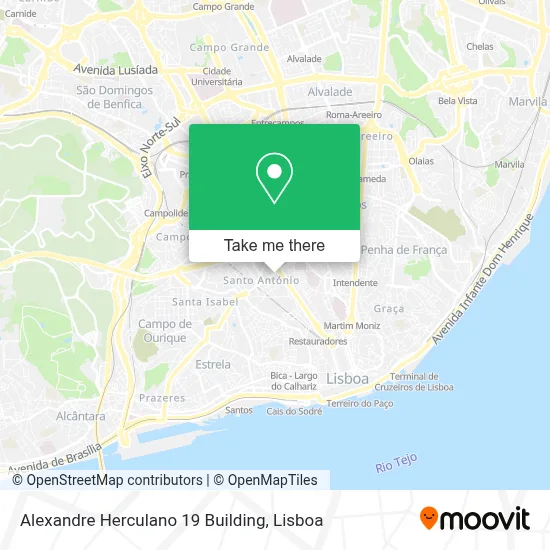Alexandre Herculano 19 Building map