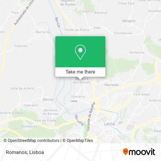 Romanos mapa