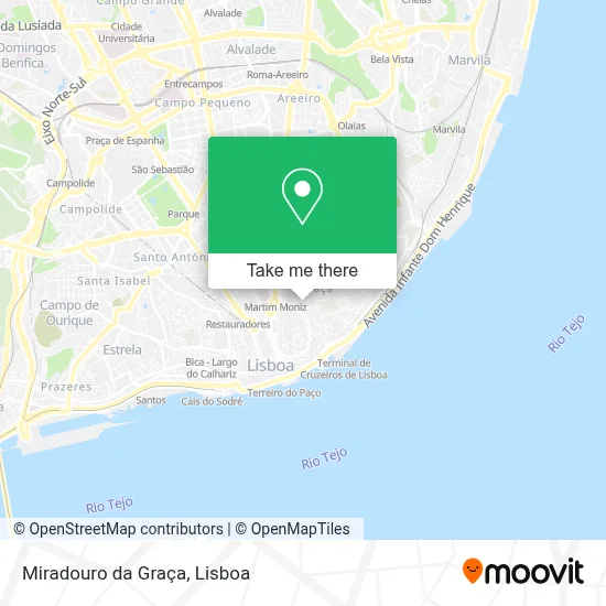 Miradouro da Graça map