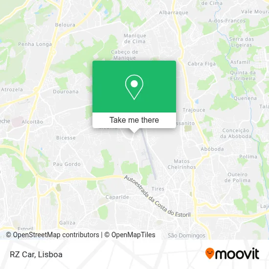 RZ Car mapa