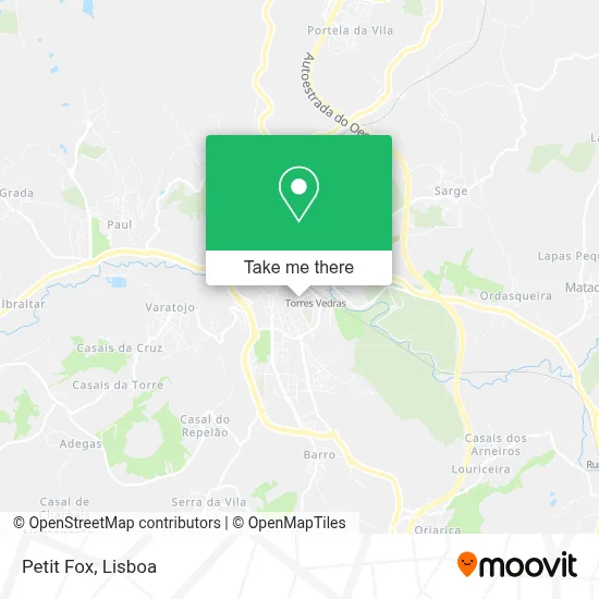 Petit Fox map