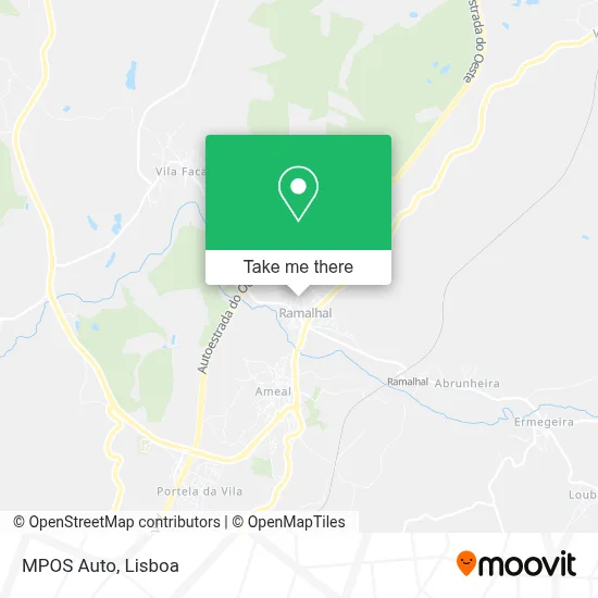 MPOS Auto mapa