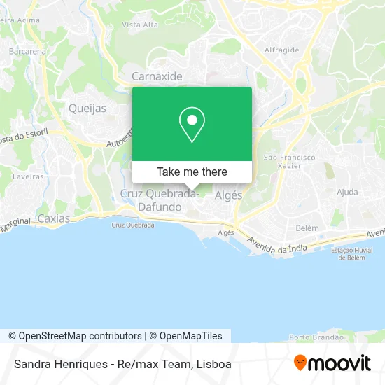 Sandra Henriques - Re/max Team map