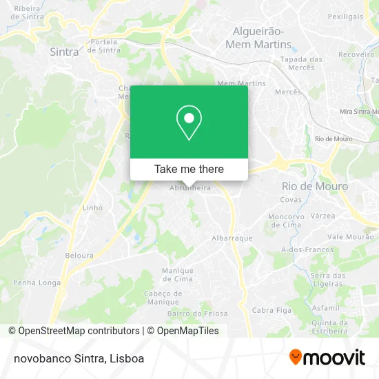 novobanco Sintra map