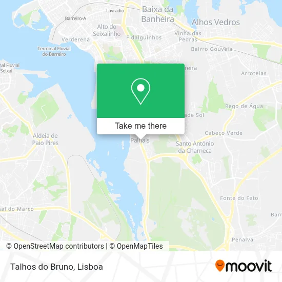 Talhos do Bruno map