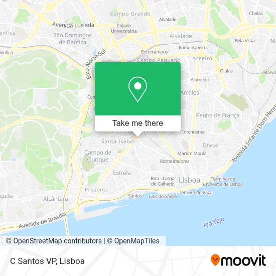 C Santos VP map