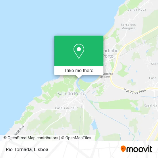 Rio Tornada mapa