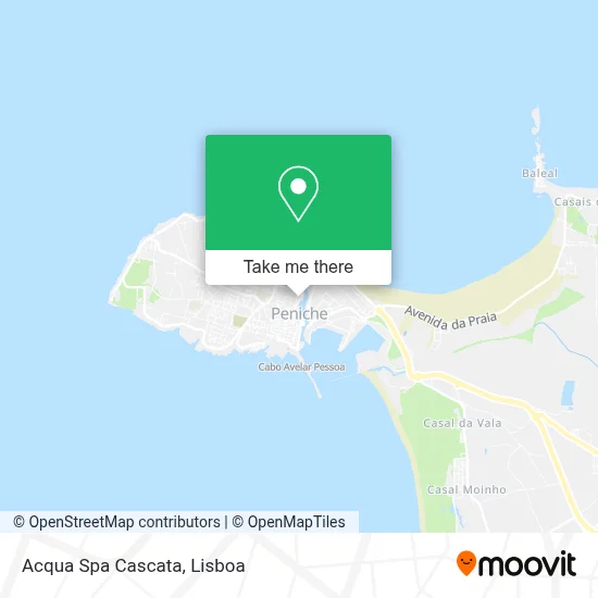 Acqua Spa Cascata map