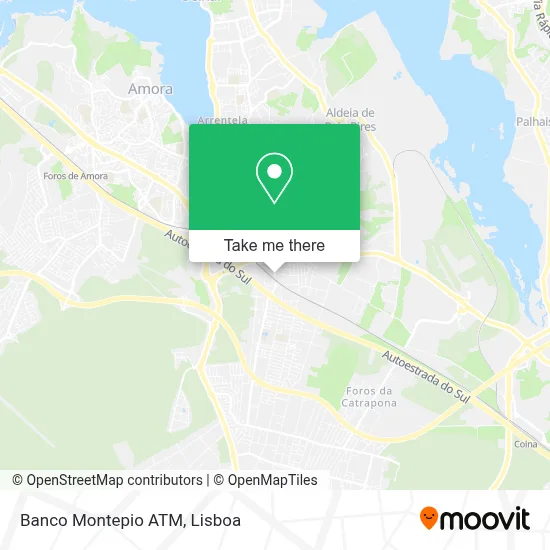 Banco Montepio ATM map