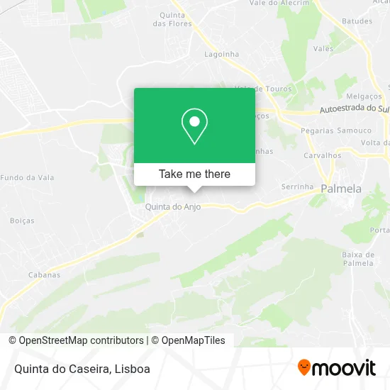 Quinta do Caseira map