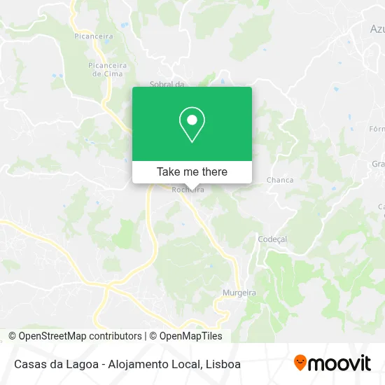 Casas da Lagoa - Alojamento Local map