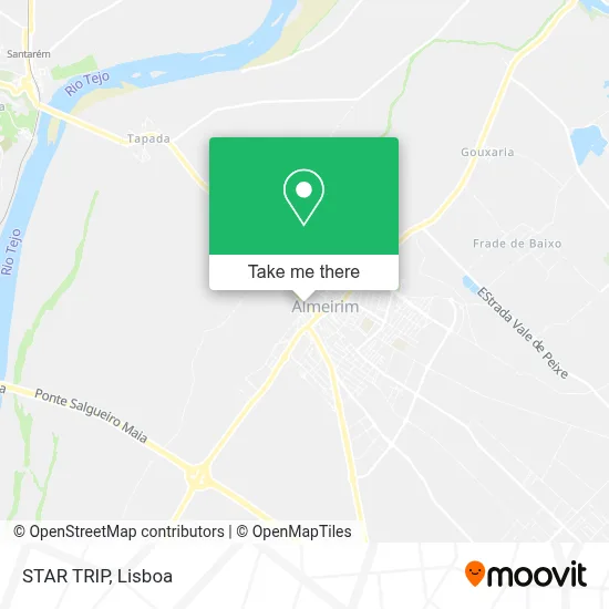 STAR TRIP mapa