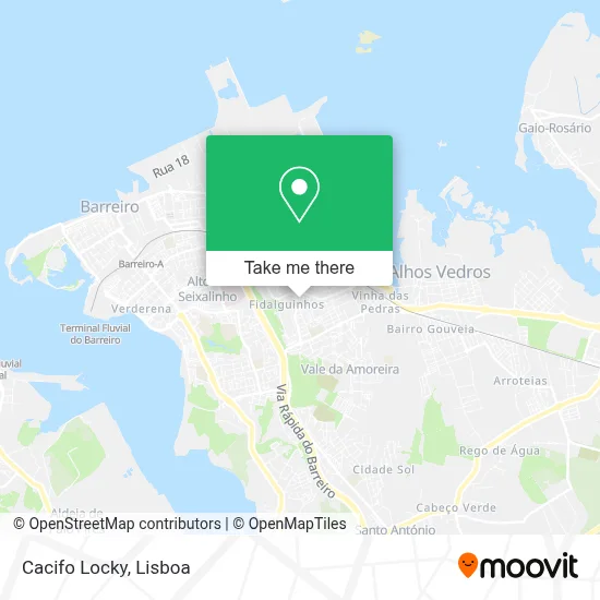 Cacifo Locky map