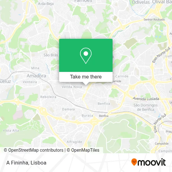 A Fininha map