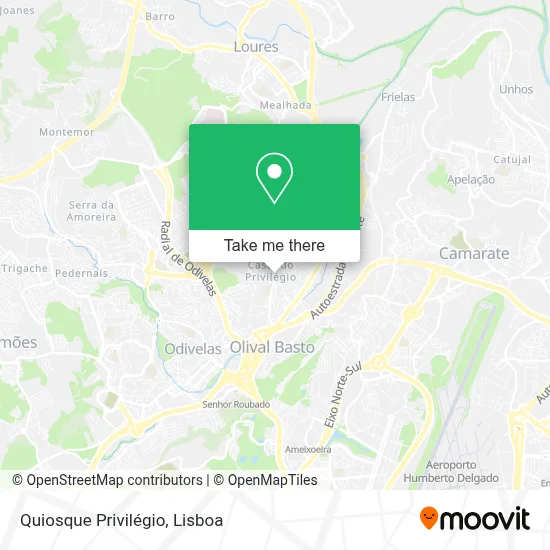 Quiosque Privilégio map