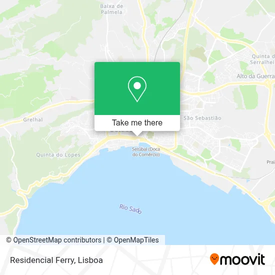Residencial Ferry map