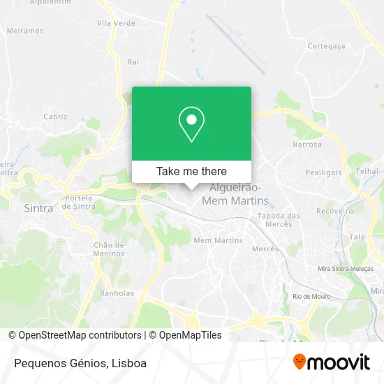 Pequenos Génios map