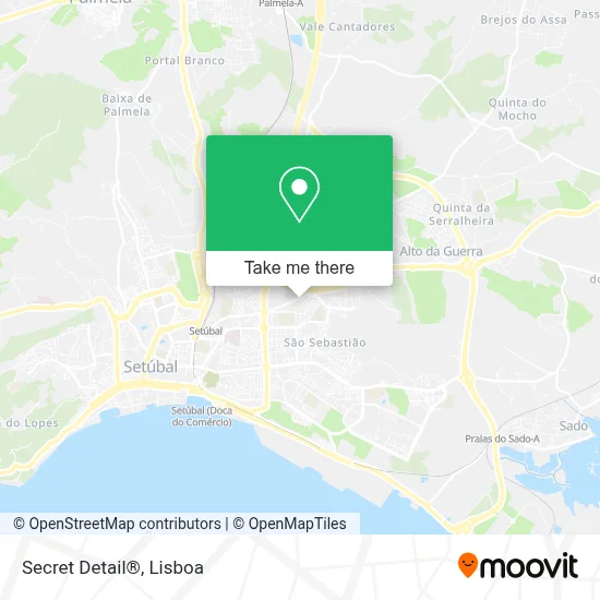 Secret Detail® map