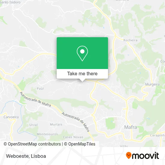 Weboeste map