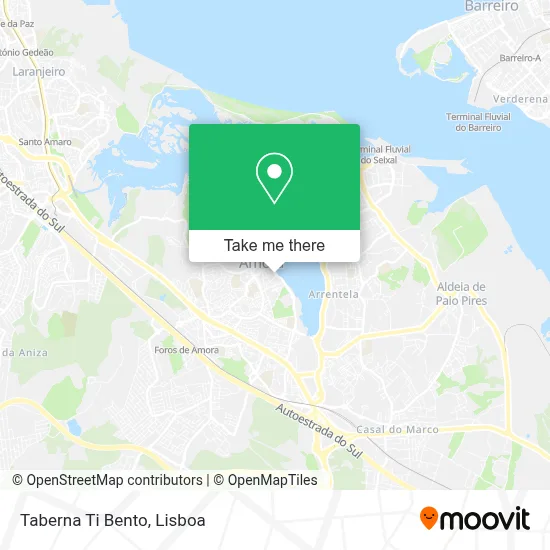 Taberna Ti Bento mapa