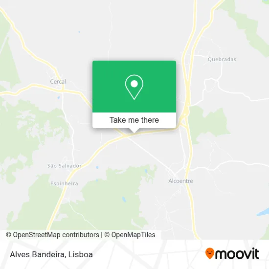 Alves Bandeira map