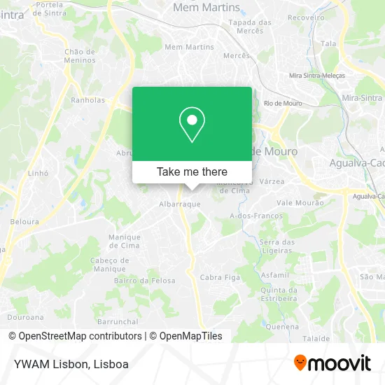 YWAM Lisbon map