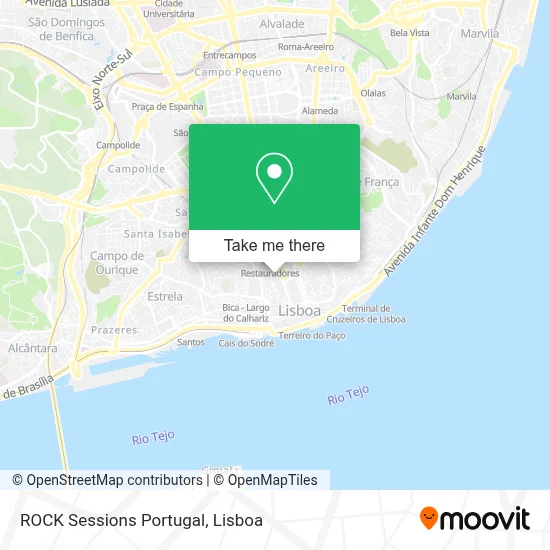 ROCK Sessions Portugal mapa