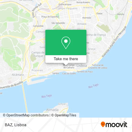 BAZ map