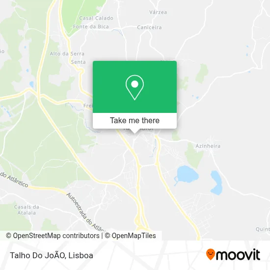 Talho Do JoÃO map