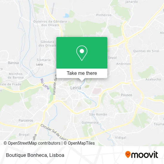 Boutique Bonheca map
