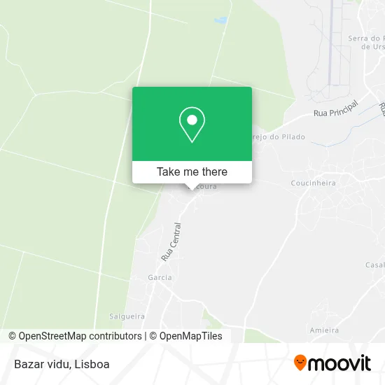 Bazar vidu map