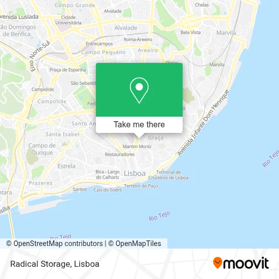 Radical Storage mapa