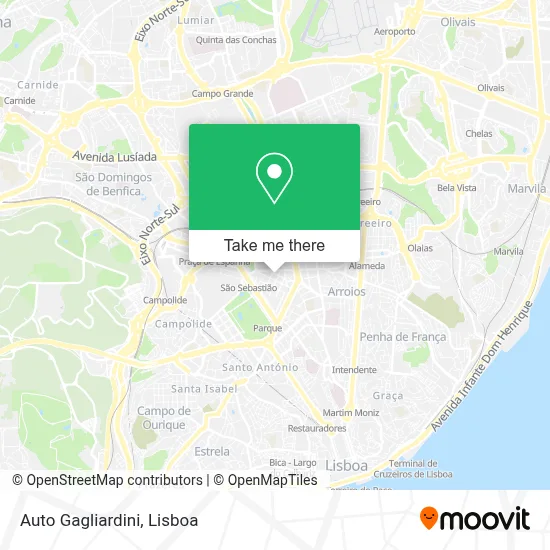 Auto Gagliardini map