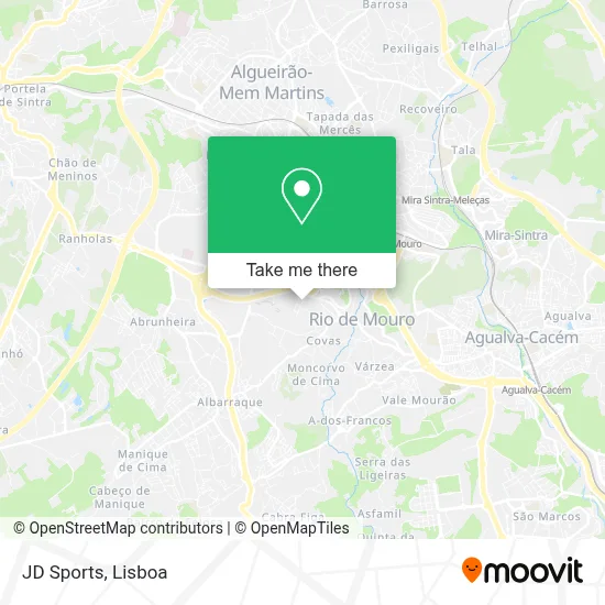 JD Sports map