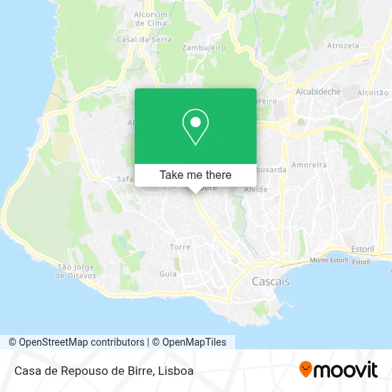 Casa de Repouso de Birre map