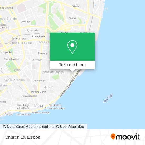 Church Lx map