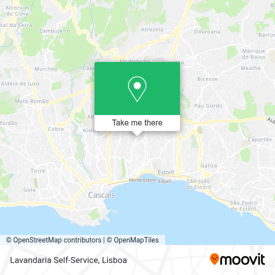 Lavandaria Self-Service map