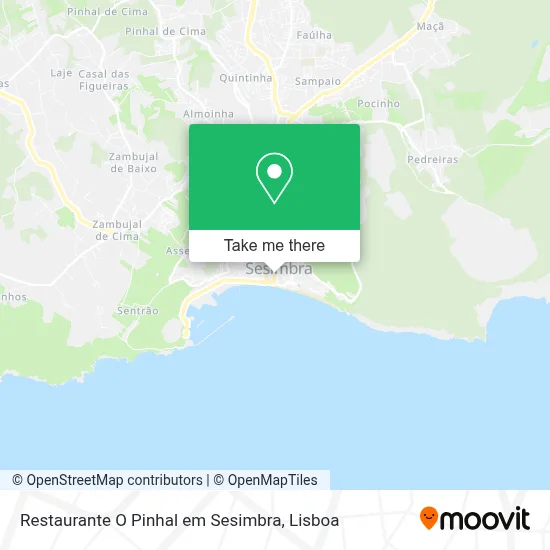 Restaurante O Pinhal em Sesimbra map