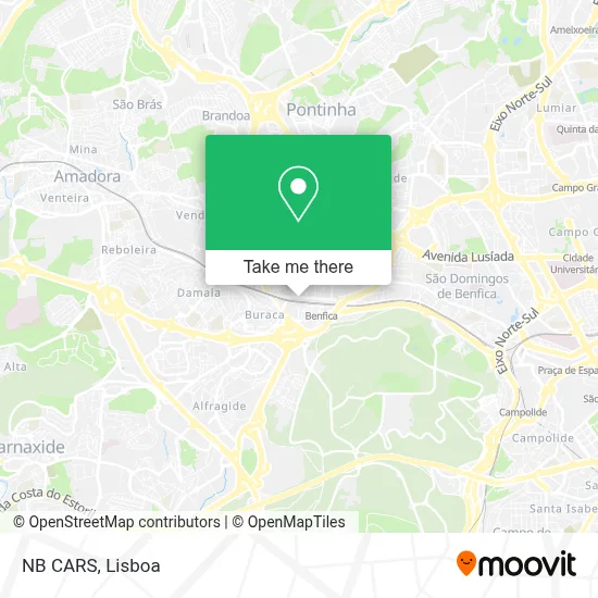 NB CARS map