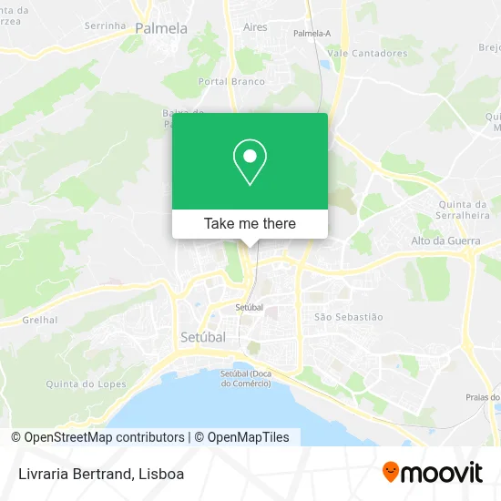 Livraria Bertrand map