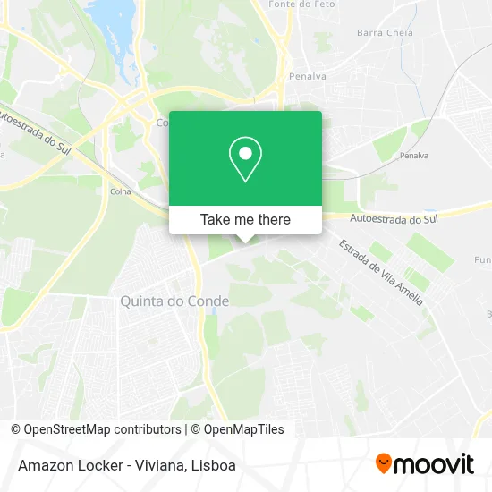 Amazon Locker - Viviana map