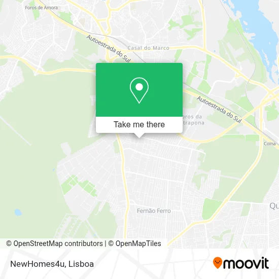 NewHomes4u map