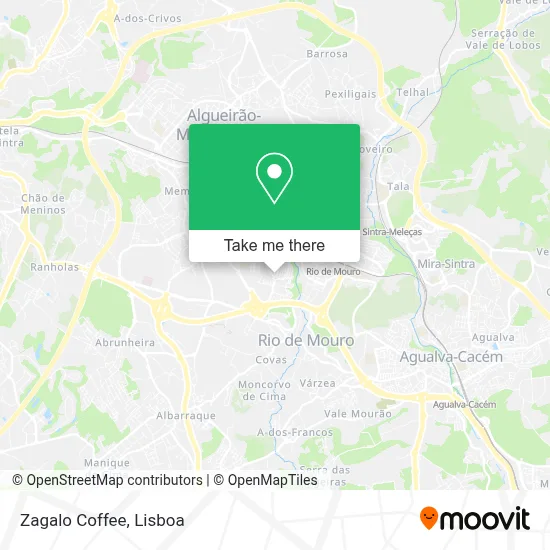 Zagalo Coffee map