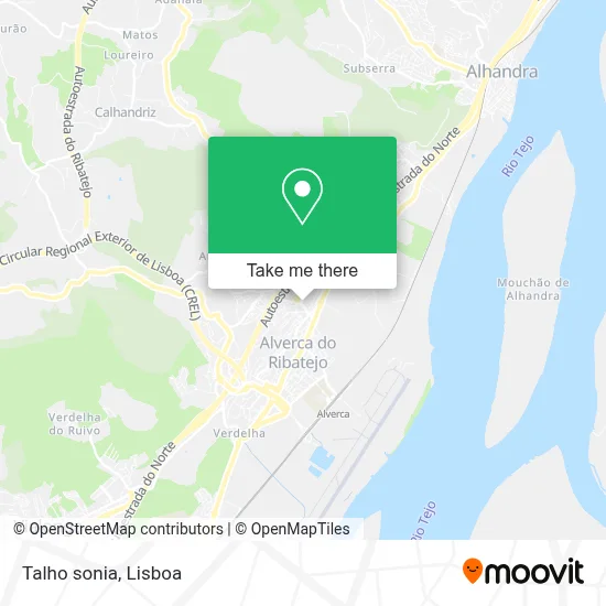 Talho sonia map