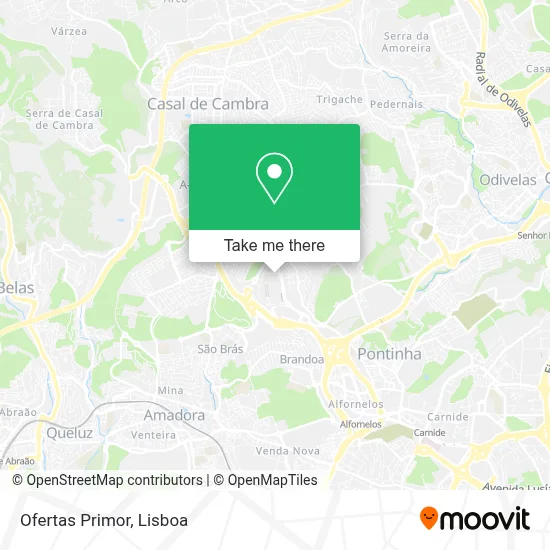 Ofertas Primor map