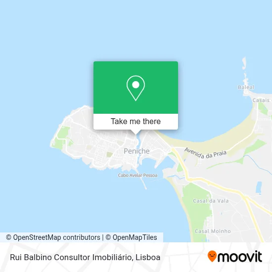 Rui Balbino Consultor Imobiliário map