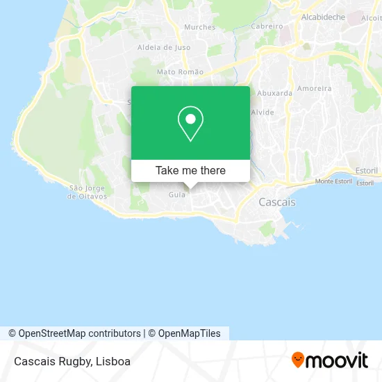 Cascais Rugby map