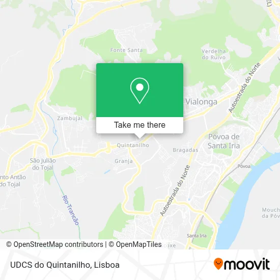UDCS do Quintanilho map